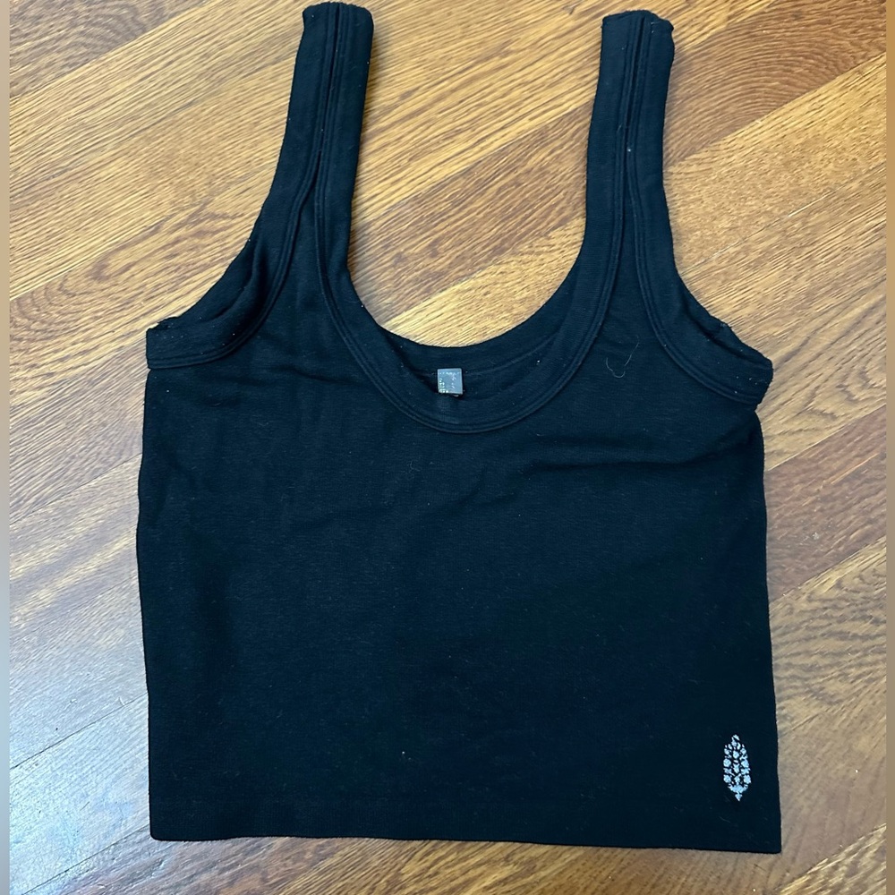 FP Movement by Free People Black Crop Top